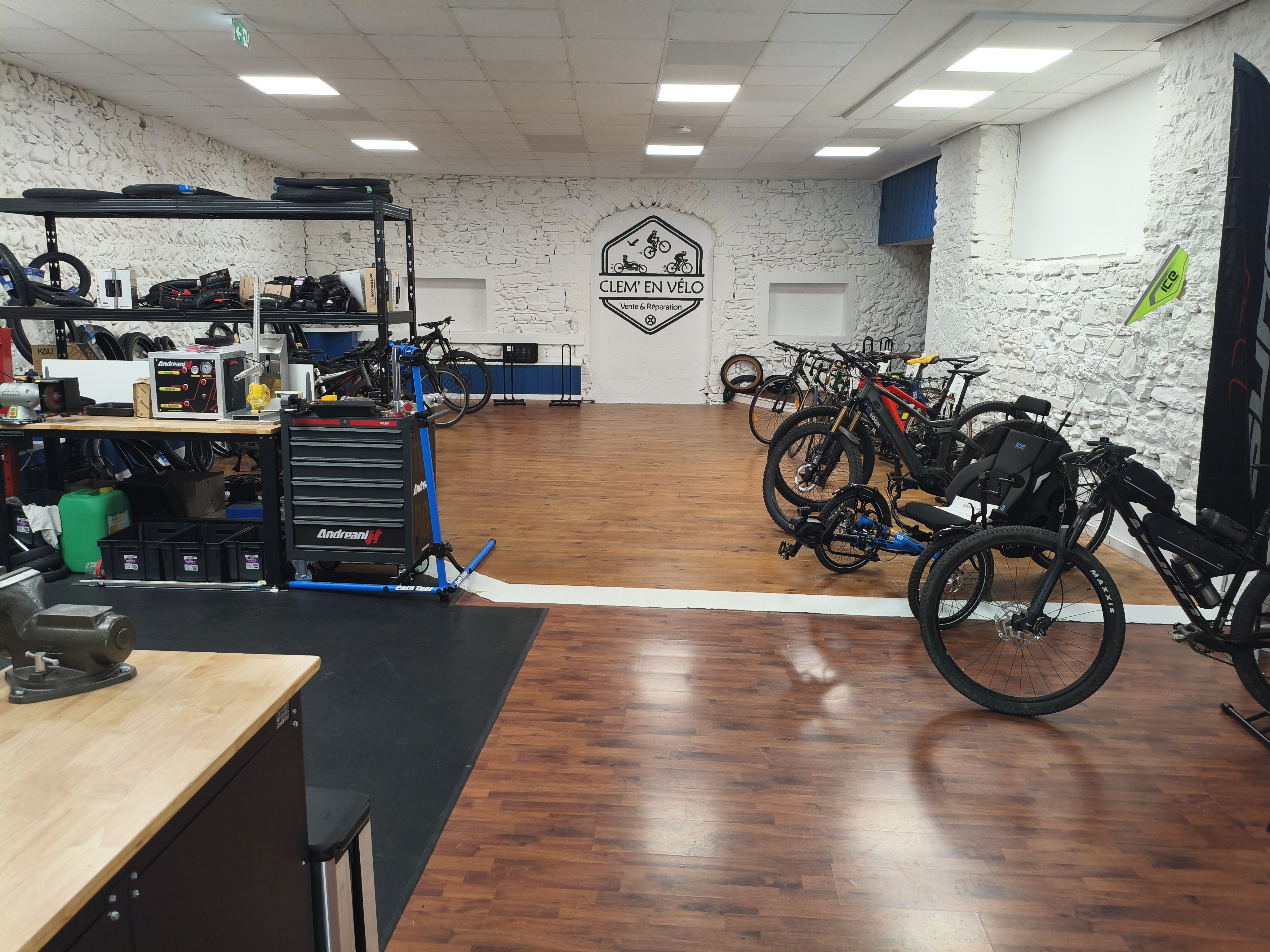 Atelier + vélo