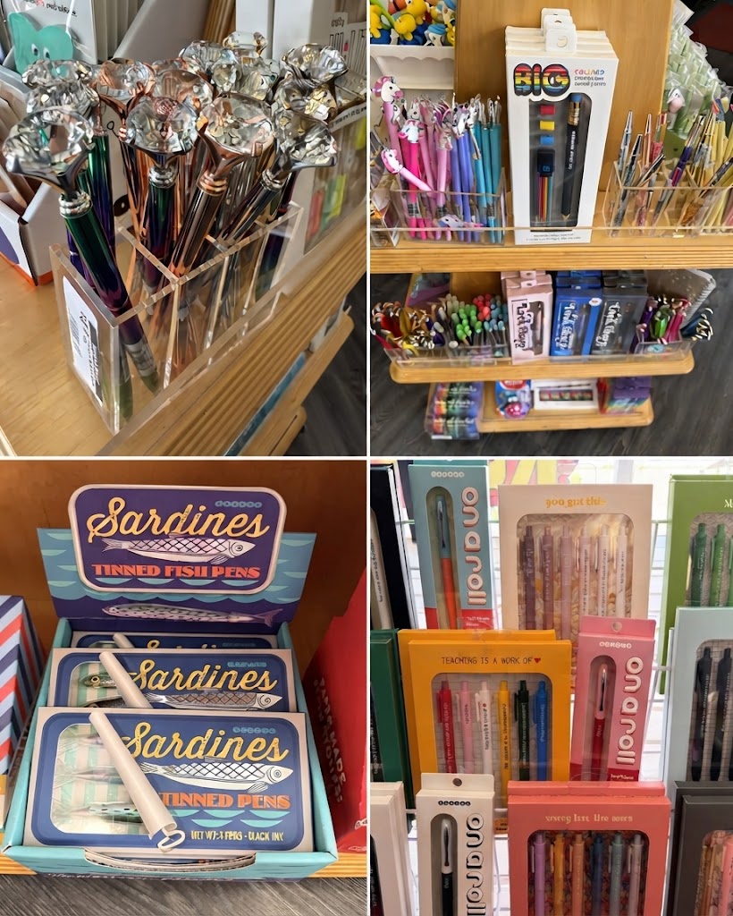 Discover the perfect gift at Ruckus & Glee with our extensive collection of fun and unique novelty pens. From crystal toppers to tinned fish, we have writing tools for every personality.