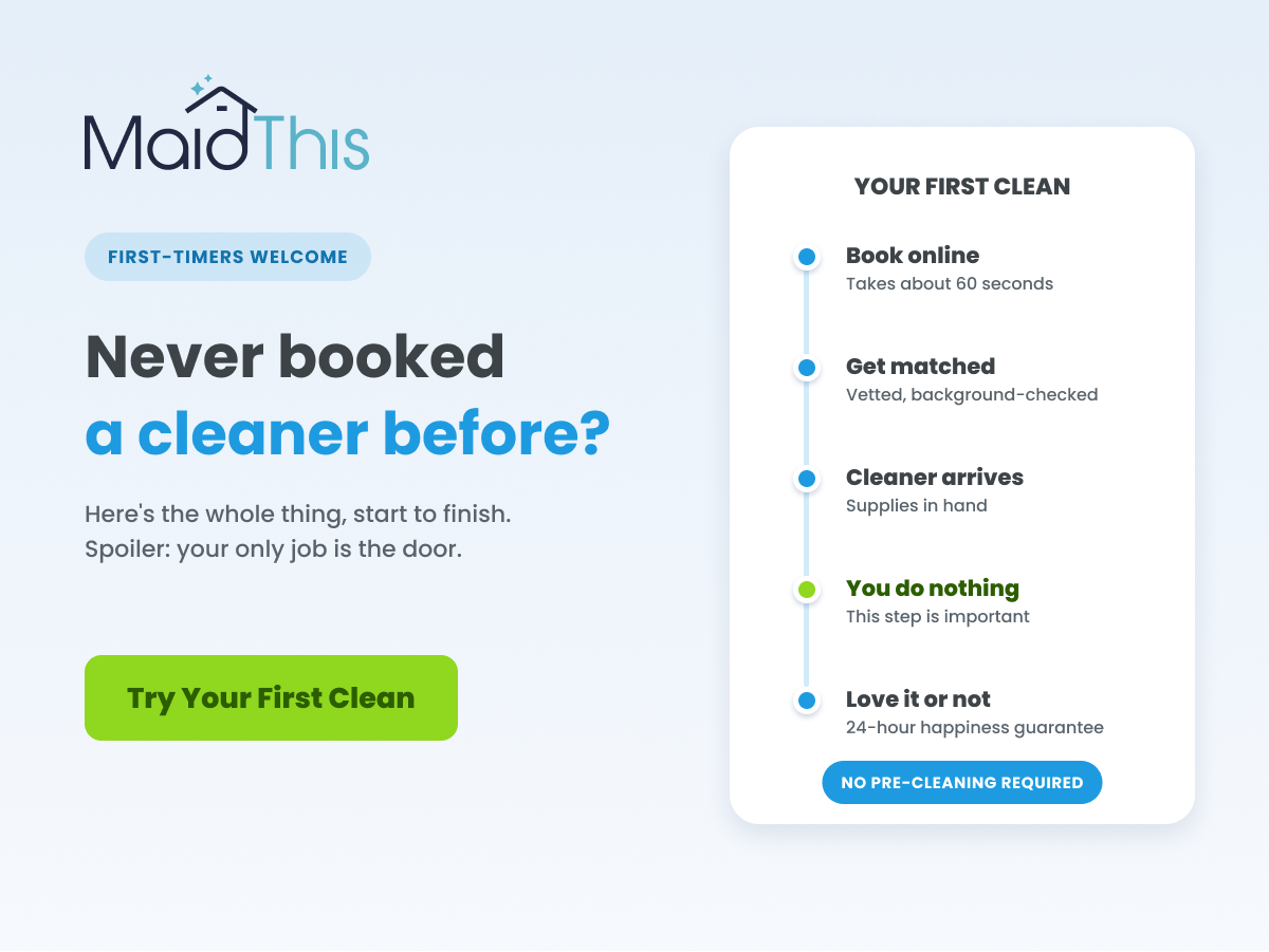 First Time Cleaning