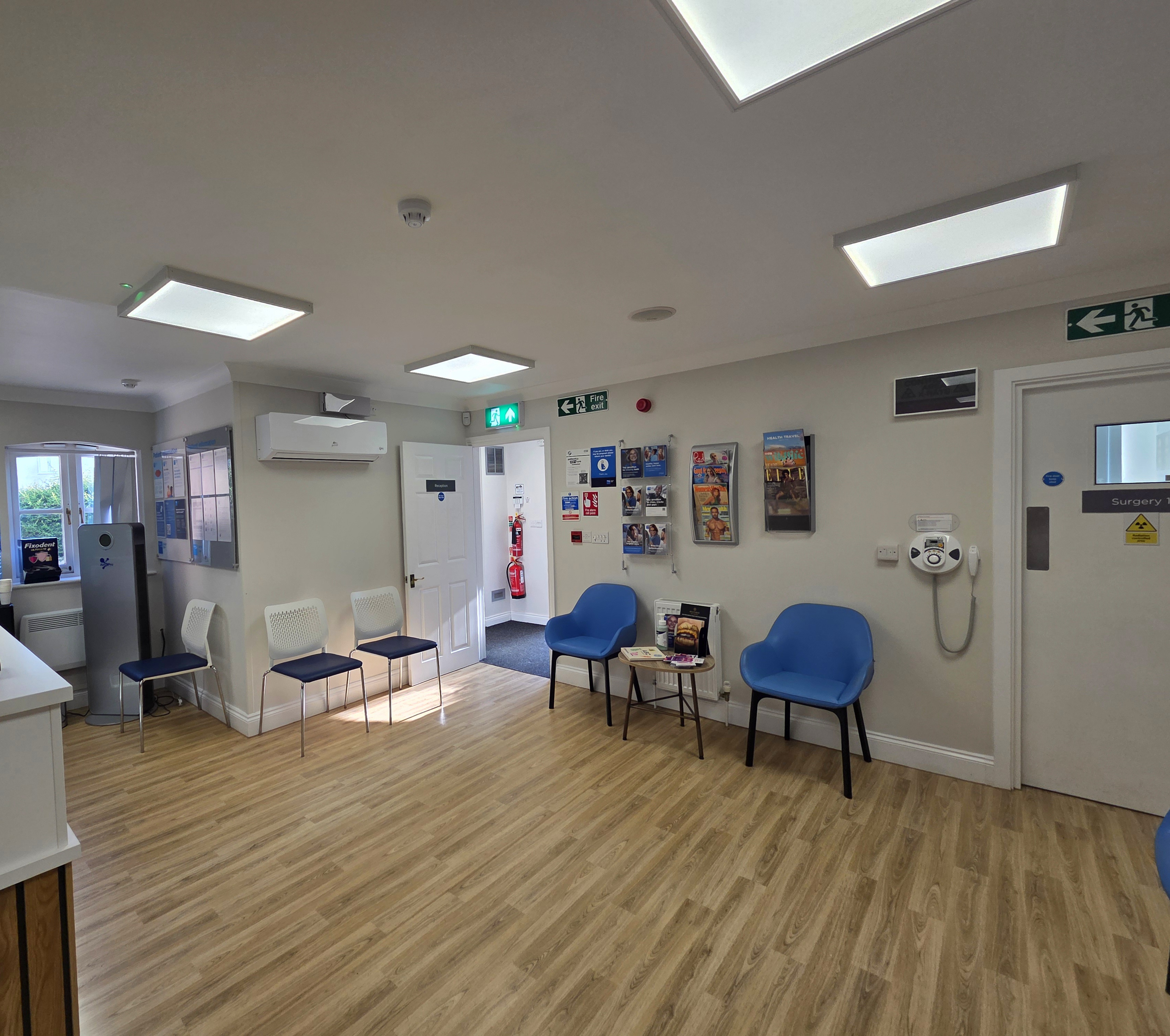 Our lovely waiting room
