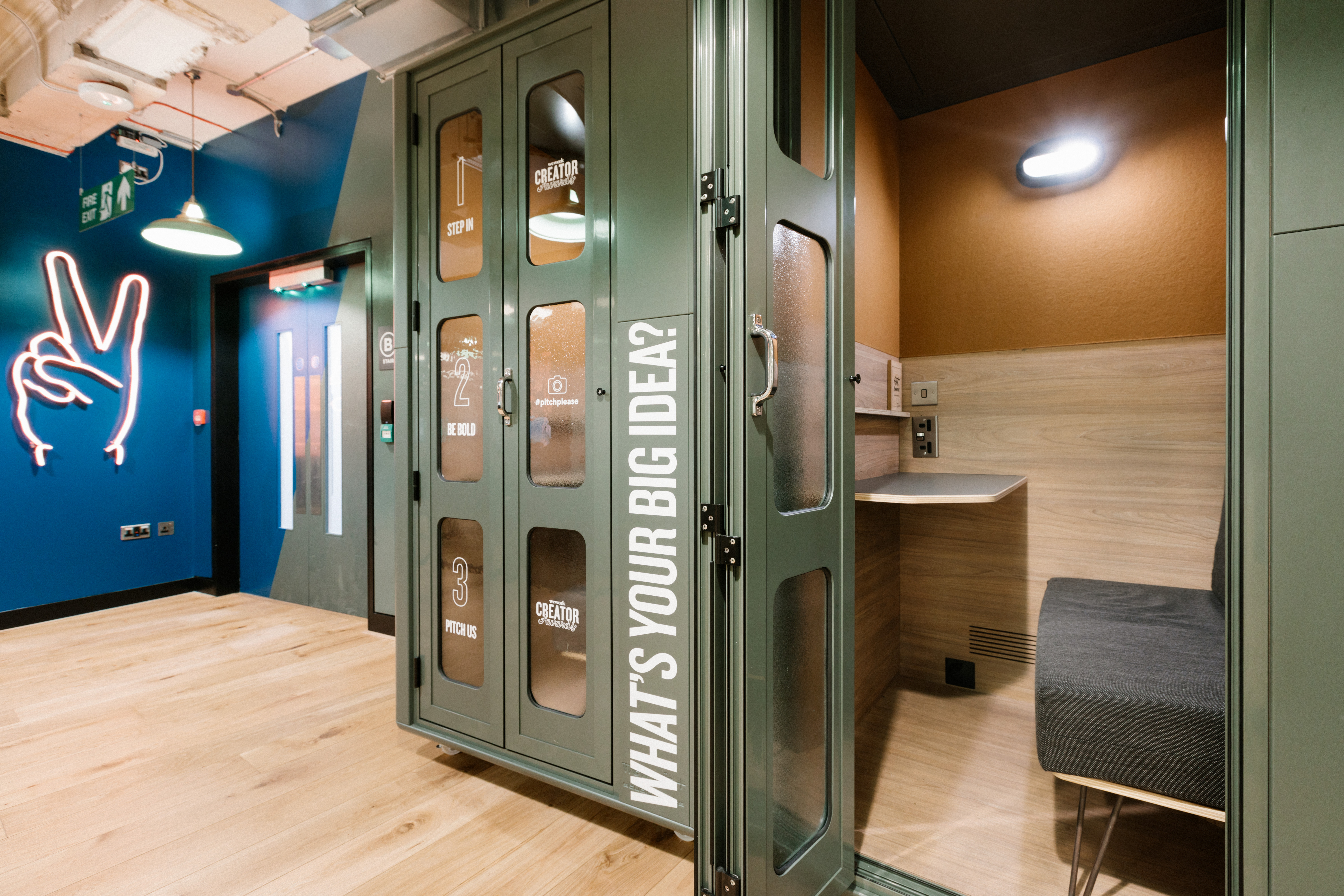 Example shown: Phone Booth (Aldwych House, London) WeWork Gateway 6 Salt Lake City (801)252-5756