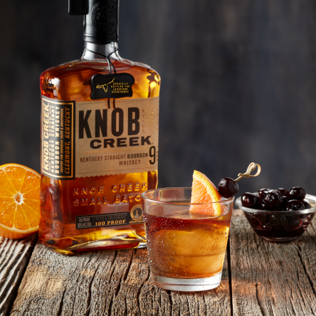 Ask for the LongHorn Old Fashioned featuring Rackhouse Small Batch 9yr. Bourbon by Knob Creek specially bottled for LongHorn Steakhouse.