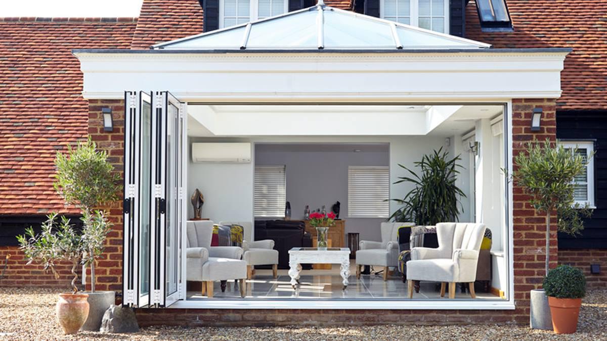 An orangery adds a spacious reception room to your property that floods your home with character.