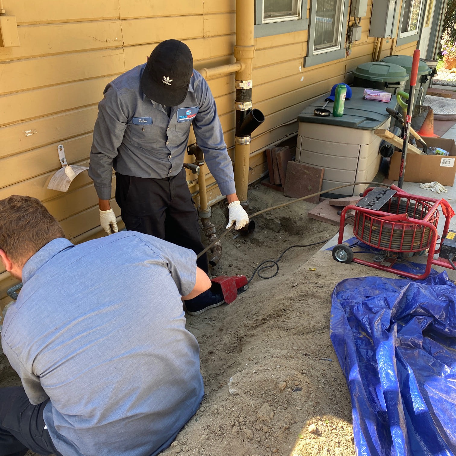 Clogged drains? Call the team!