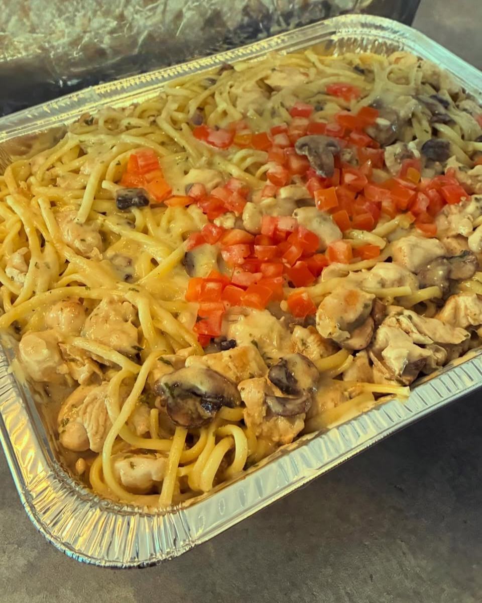 Our downtown neighbors at Harry's Ocala treated our Ocala office to lunch with jambalaya and Pasta Chicken Louisianne!