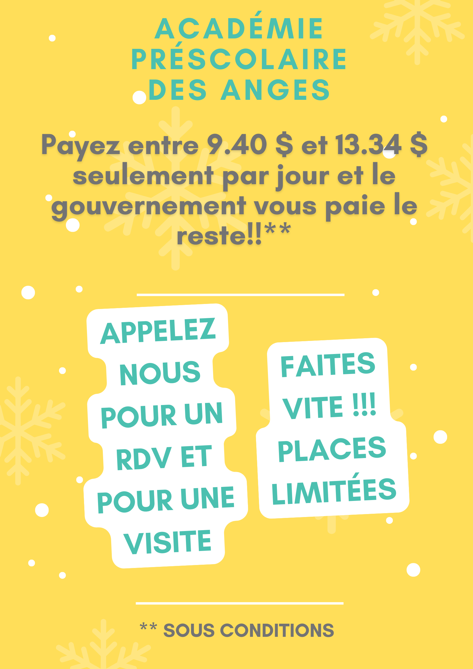 Images Académie préscolaire des anges - Garderie Cartierville