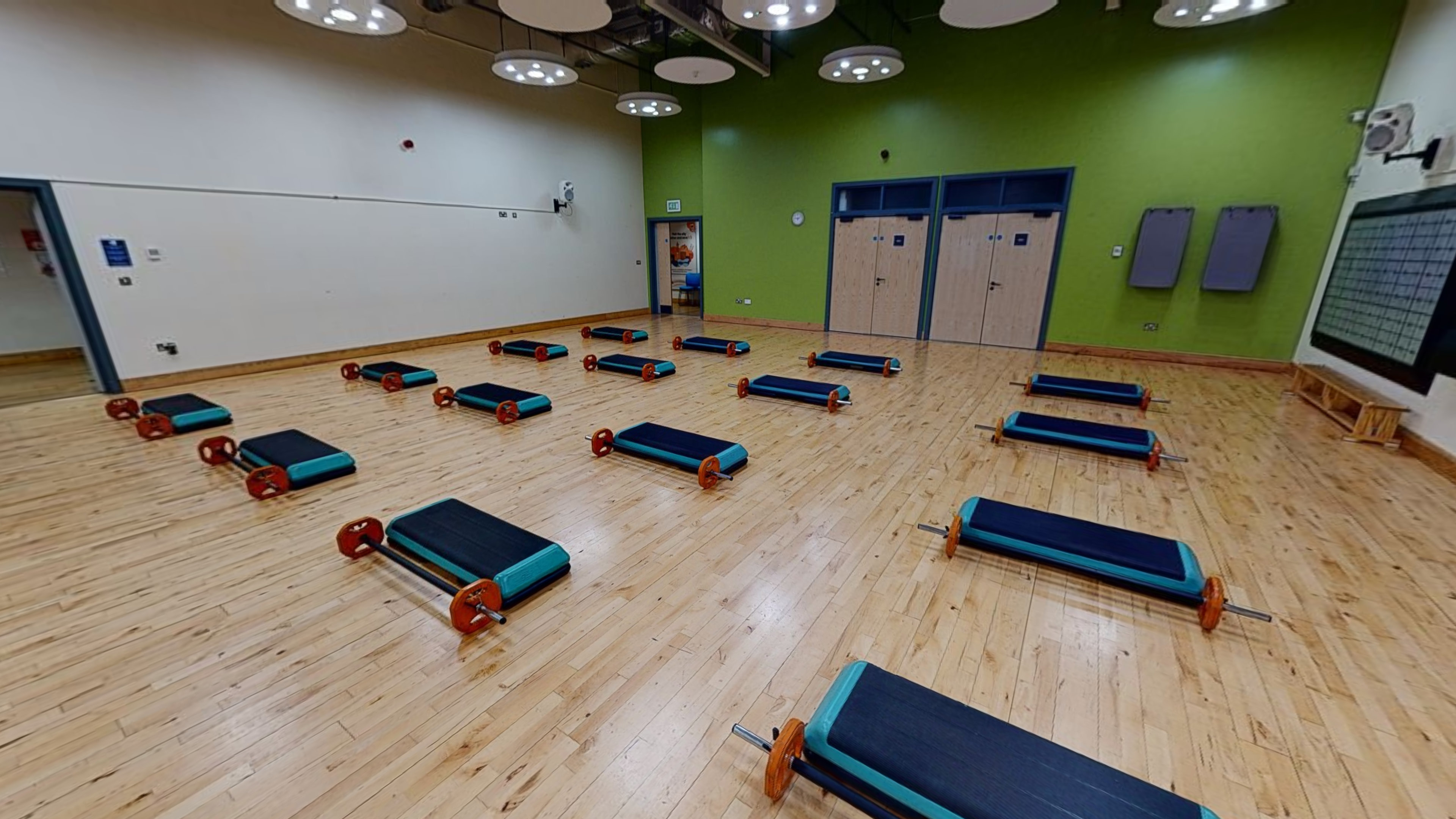 Group exercise studio at Harborne Pool & Fitness Centre Harborne Pool & Fitness Centre Birmingham 01214 286820