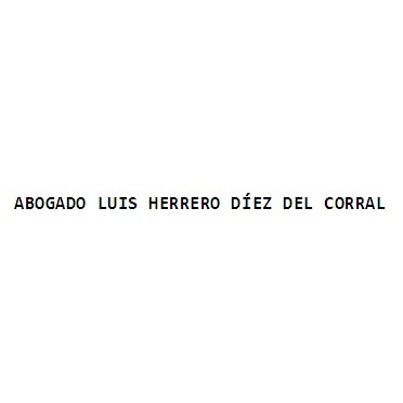 Abogado Luis Herrero Díez del Corral Burgos