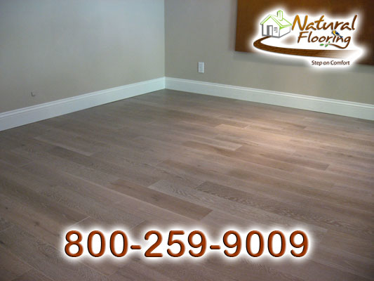 Oak Grey White Washed Wood Floor