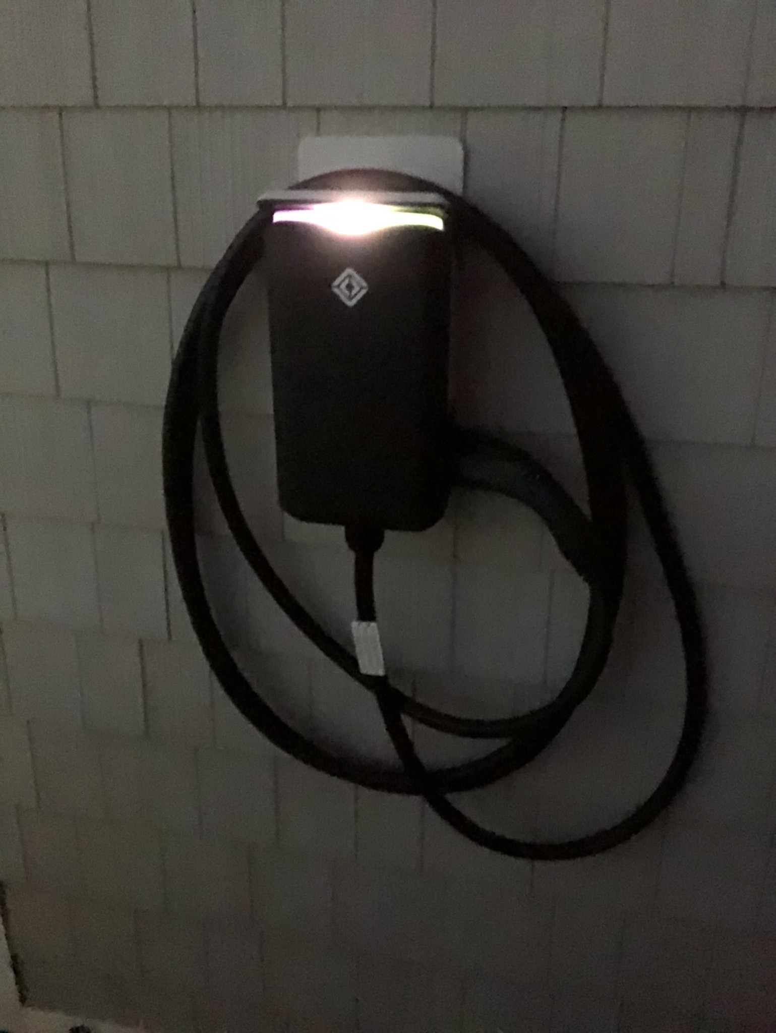 Installed a Rivian Car Charging Station. What an amazing design they arrived up with.