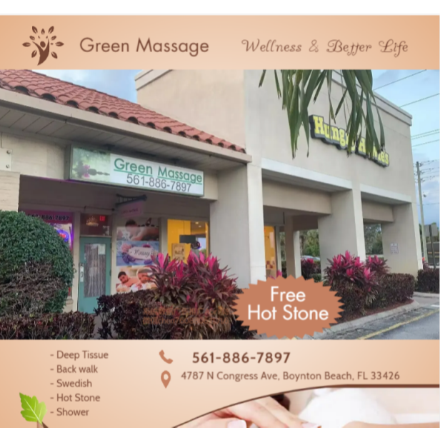 Green Massage Logo