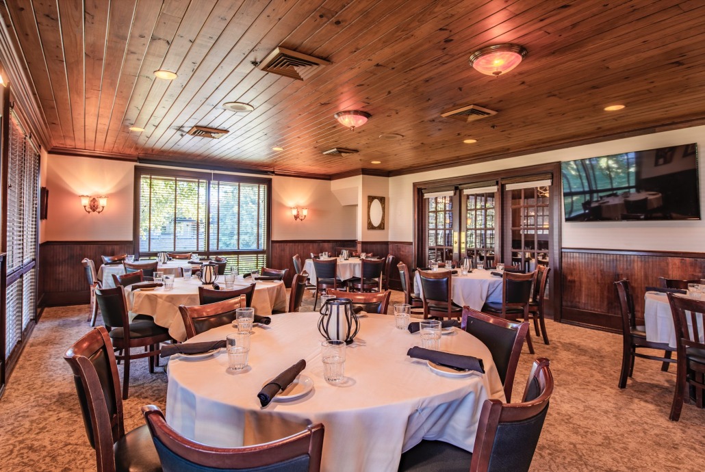 Our flagship room accommodates 50 seated and 60 reception-style. Private, fully equipped for presentations with wifi and a 64&Prime; projection high definition TV.