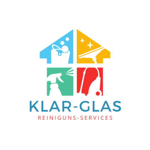 Logo KLAR-GLAS, Ihr Dienstleister, für Glasflächen