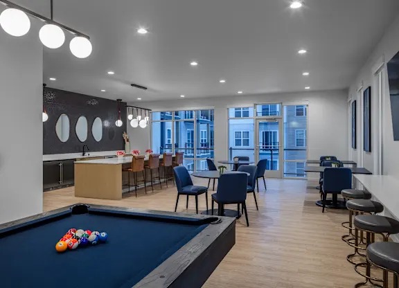 Clubroom Available for Hosting Private Events or Playing a Round of Pool