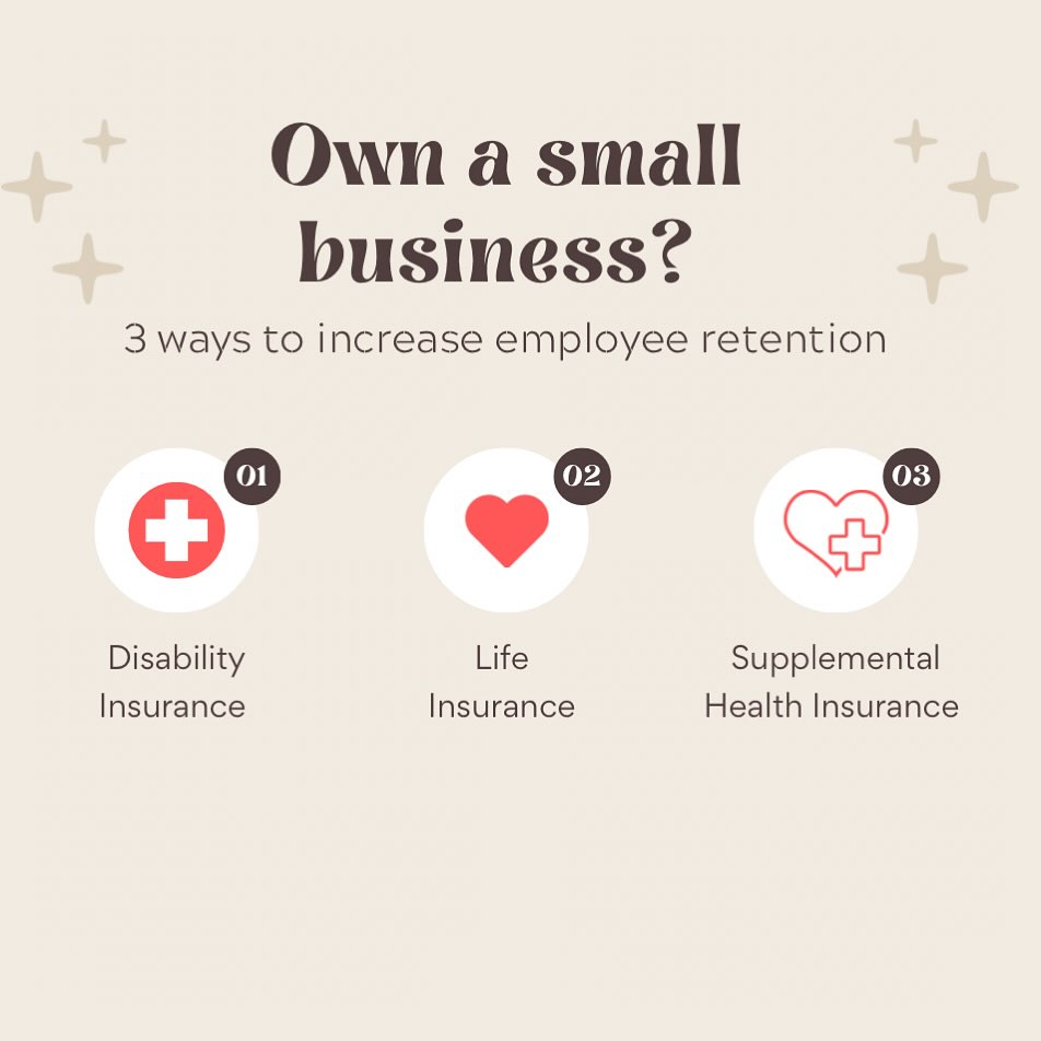As a small business how do show your employees you value them? 
By protecting the things that matter most! 
Call Marla Rogers State Farm today to see how for less than the cost of a team meal you can put together a benefits packages that protects their paycheck and their life.  
It&rsquo;s more affordable than you think! Call for a free quote now!