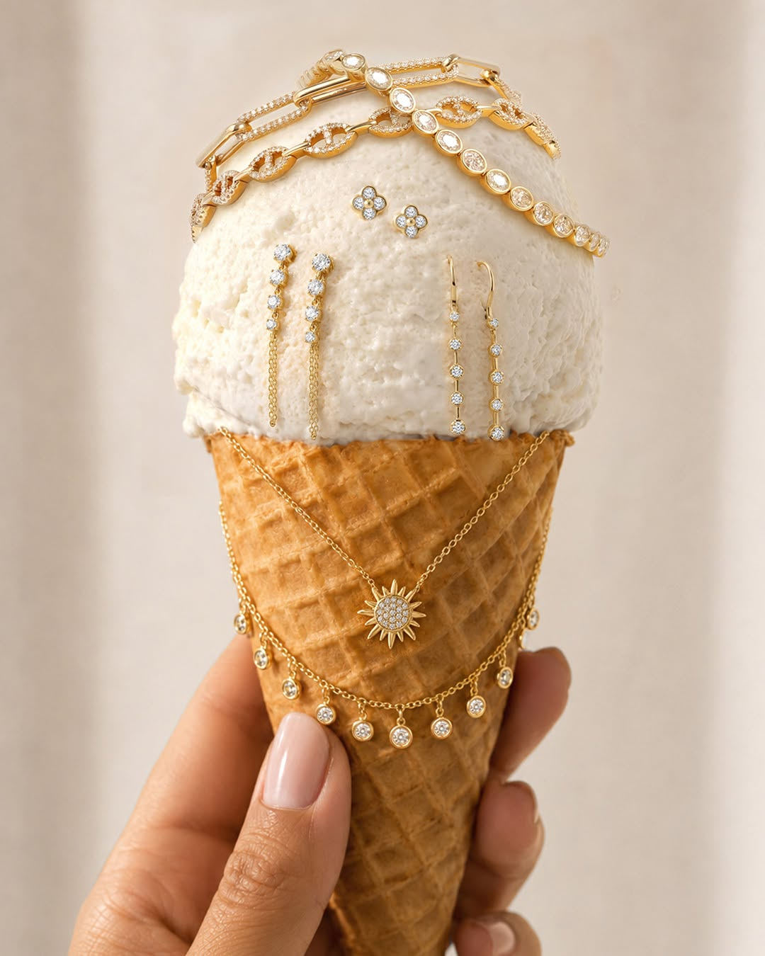 Discover elegant yellow gold diamond jewelry featuring sparkling necklaces, earrings, and bracelets. Timeless fine jewelry designed to add brilliance, style, and sophistication every day.