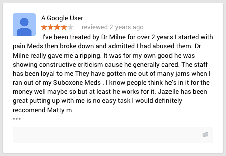 Check out this 5 star review by Michael Assarian posted on Google+: -  http://bit.ly/1oJP7kg Peace Medical | Detox and Pain Management Doctors Oakland Park (954)440-7482