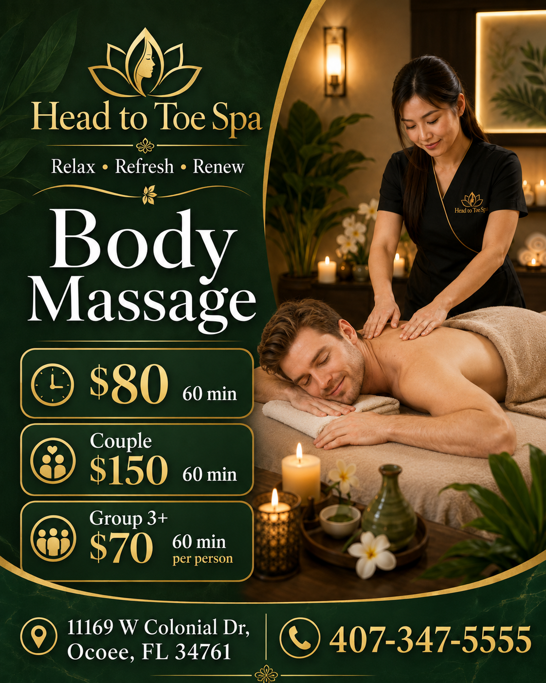 The main advantages of massage therapy are the following: It is a natural and non-invasive treatment option.
Massage therapy can help to relieve pain, stiffness, and muscle tension.