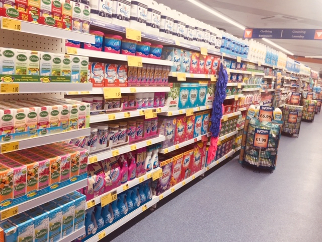 B&M's brand new store in Huntingdon stocks a huge range of cleaning products, from the biggest brands like Daz, Ariel, Comfort, Fairy and many more.