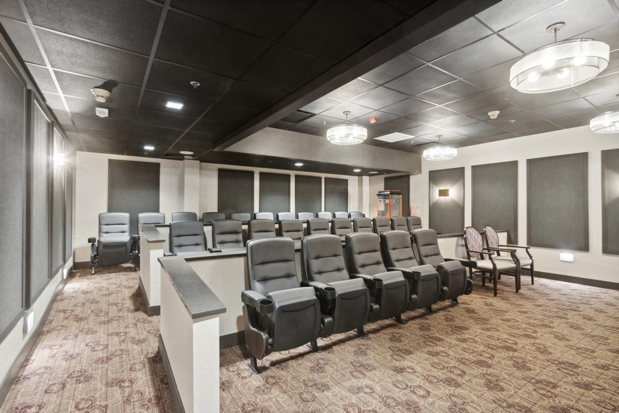 Granite Gate Senior Living movie theater room