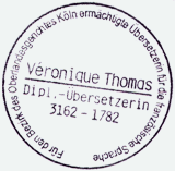 Tradexis Sprachdienste Veronique Thomas c/o Mindscape - Übersetzungen & Dolmetschen, Piusstr. 22c in Köln