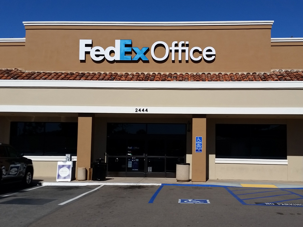 Exterior photo of FedEx Office location at 2444 Vista Way\t Print quickly and easily in the self-ser FedEx Office Print & Ship Center Oceanside (760)433-5112