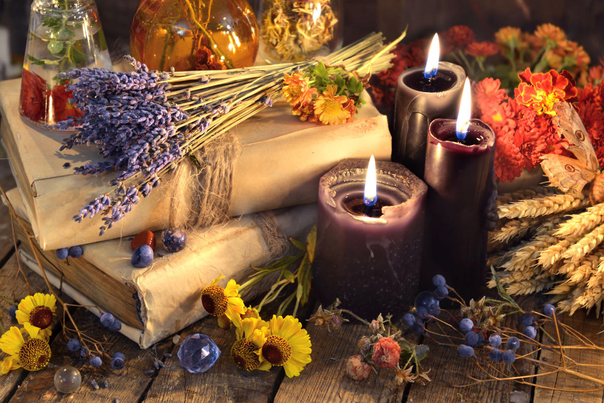 Handmade Spiritual Candles for luck, financial wealth, self-healing, and for cleansing the mind, body, and soul.