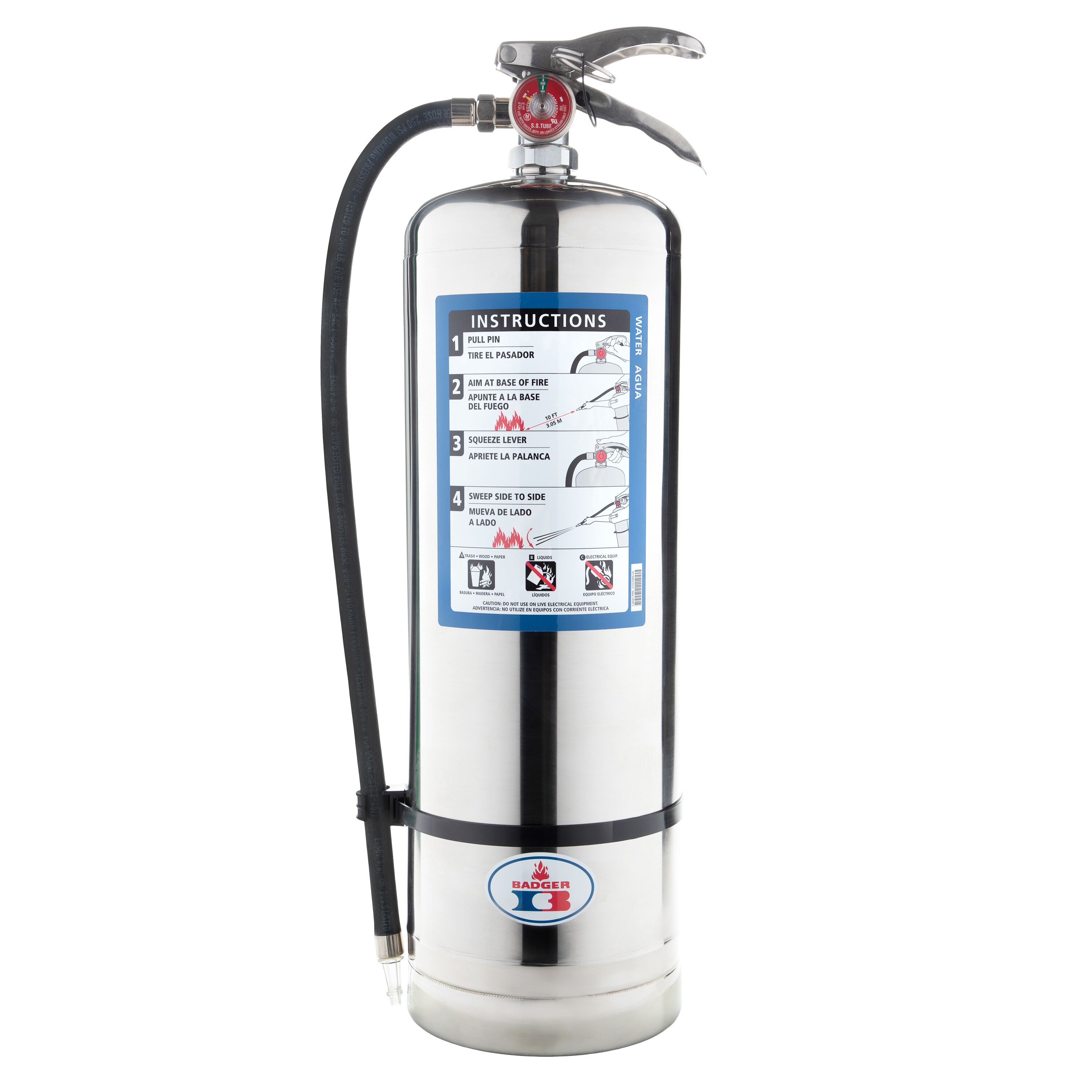 Extra Water Stored Pressure Fire Extinguisher WP-61-2 | Badger Fire