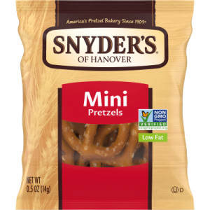 Snyder's of Hanover, Mini Pretzels, Snack Pack 0.5 Oz featured image