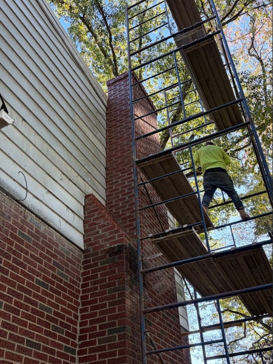 Specializes in brick pointing, chimney repair, and masonry services.