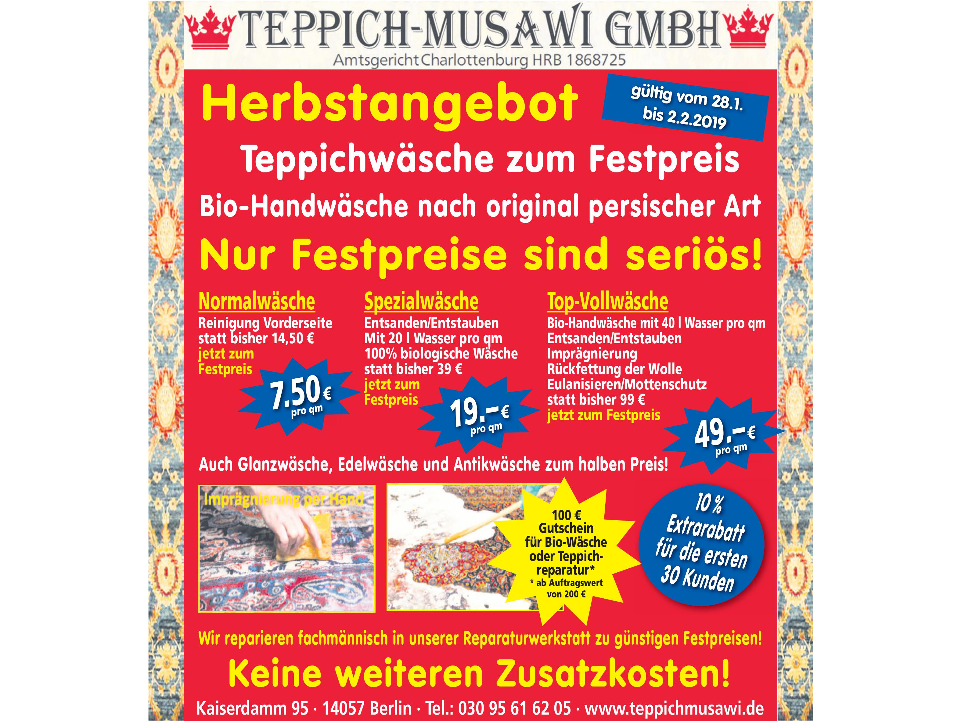 Teppich Musawi GmbH in Berlin - Logo