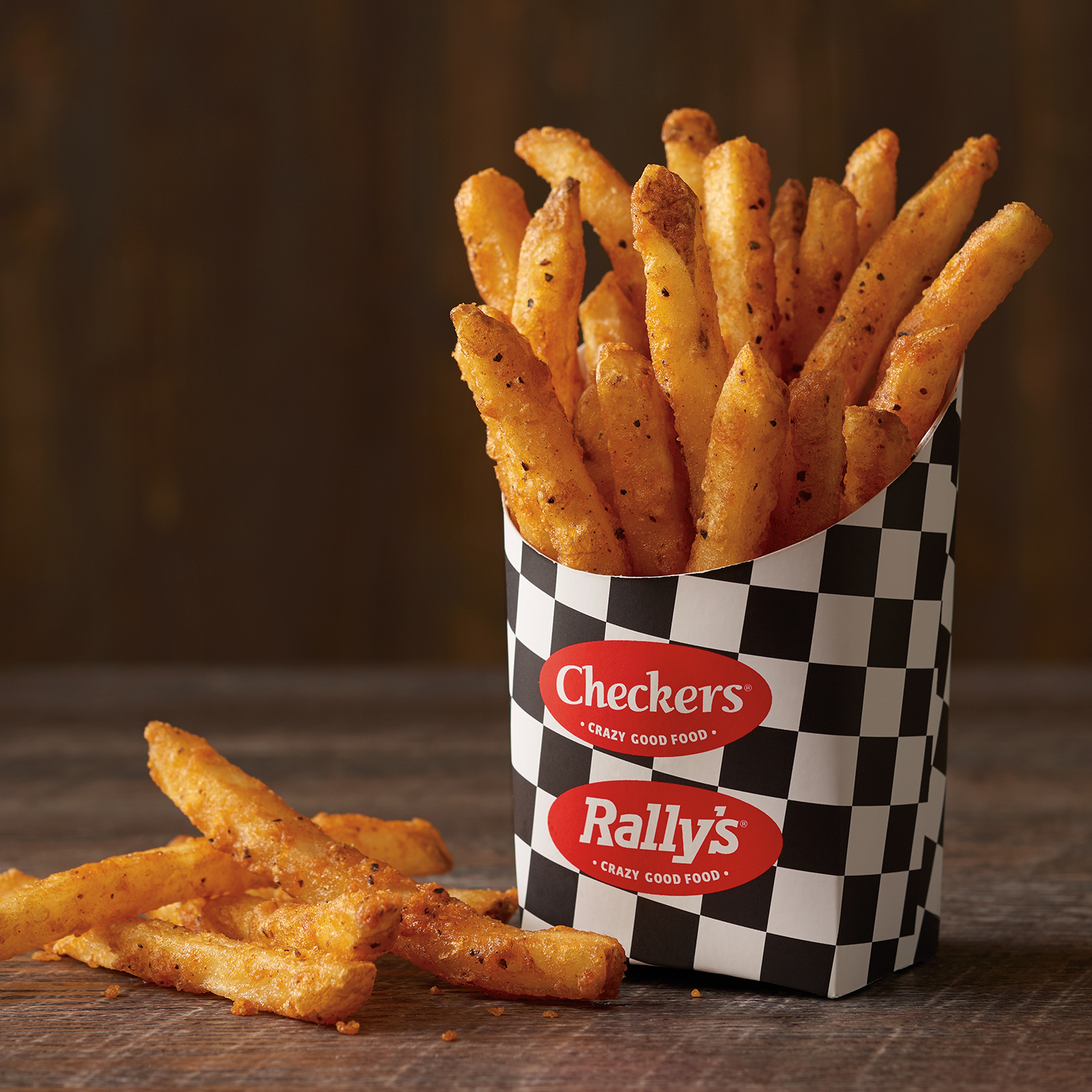 Sides? These are the main act. 
These are the fries that put Checkers on the map. Crispy. Famously s Rally's Hopkinsville (270)886-0255