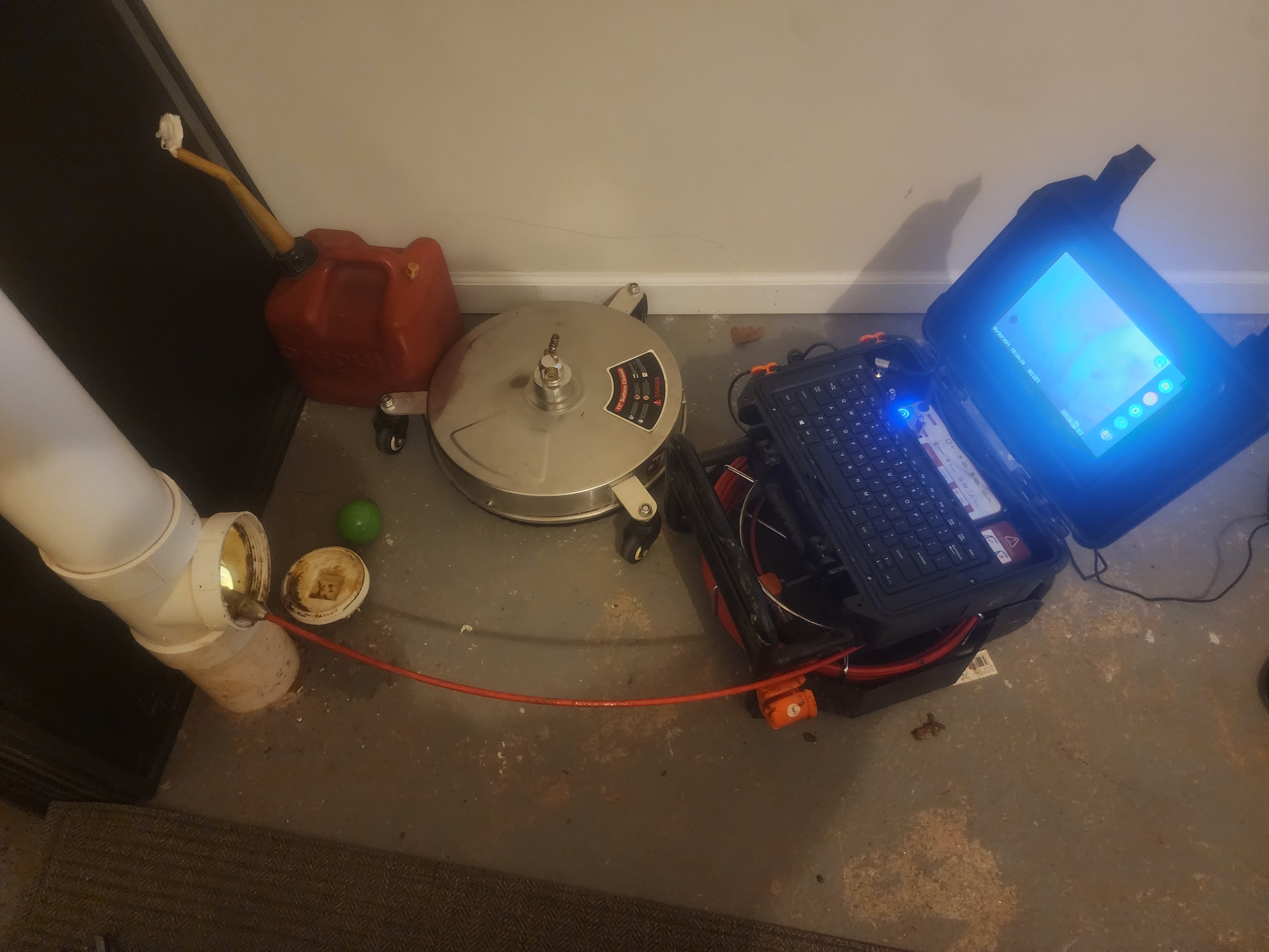 Camera inspection to accurately diagnose the issue before any digging. 