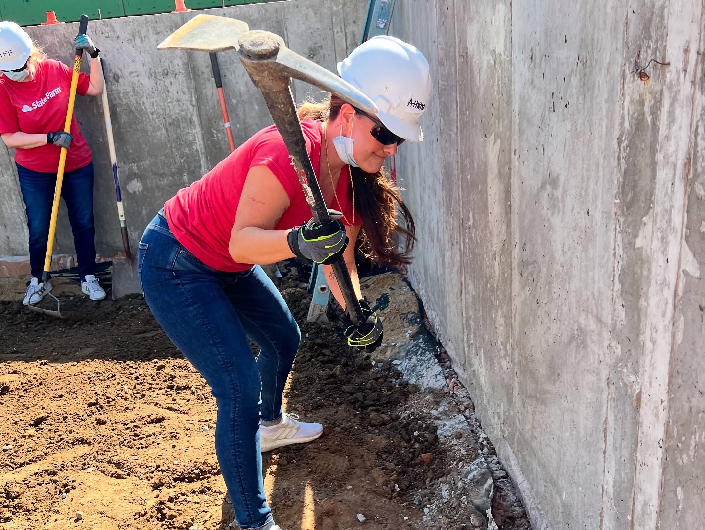 Building houses with Habitat for Humanity Metro Denver was the highlight of our week! We swapped our desk jobs for some serious manual labor and boy are we feeling it today! This land was donated to Habitat for Humanity from a local church and it will cost them more to build it than what they’ll sell it for to their qualified families. We’re proud to support such a great cause. They are always looking for good volunteers so we highly recommend it if you’re looking to support a good cause.