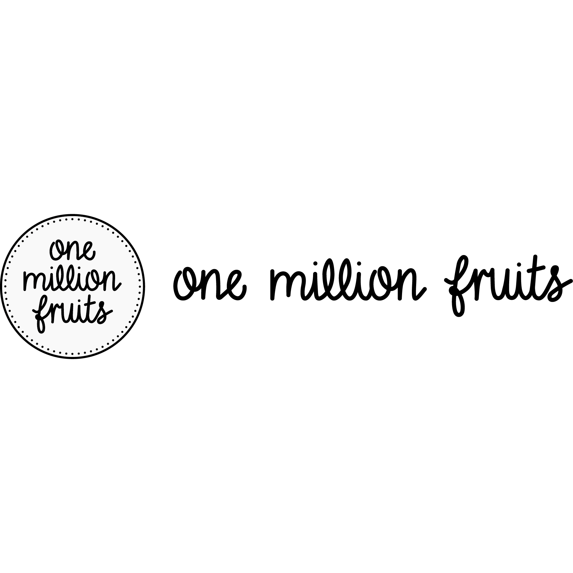 Onemillionfruits - Genussmanufaktur vom Niederrhein in Moers - Logo