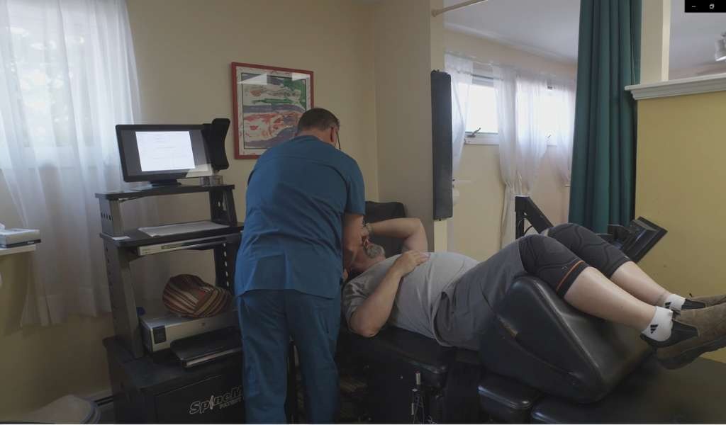 Spinal decompression is a gentle, non-surgical therapy designed to reduce pressure on spinal discs and help relieve symptoms such as sciatica, herniated discs, and radiating pain. At Chiropractic First, decompression is carefully integrated into a personalized plan to restore mobility and support long-term recovery.