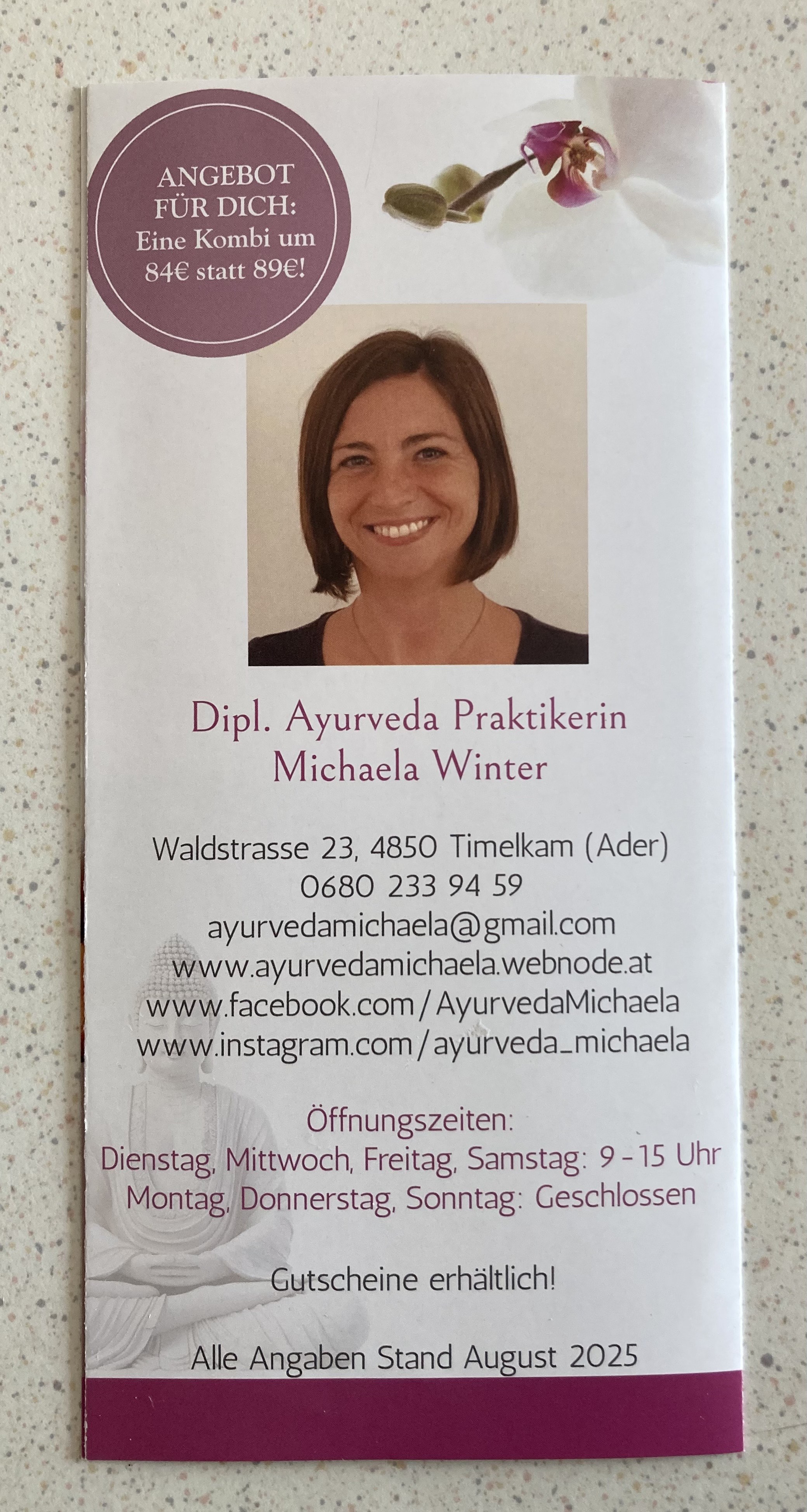 Bilder Ayurveda Praktikerin Michaela Winter