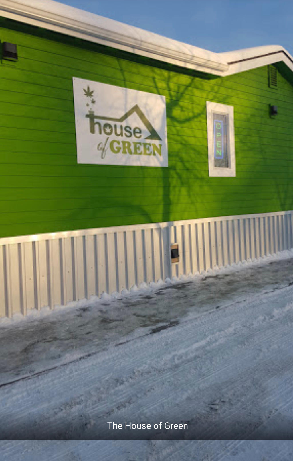 House of Green Recreational Marijuana Dispensary Anchorage Photo
