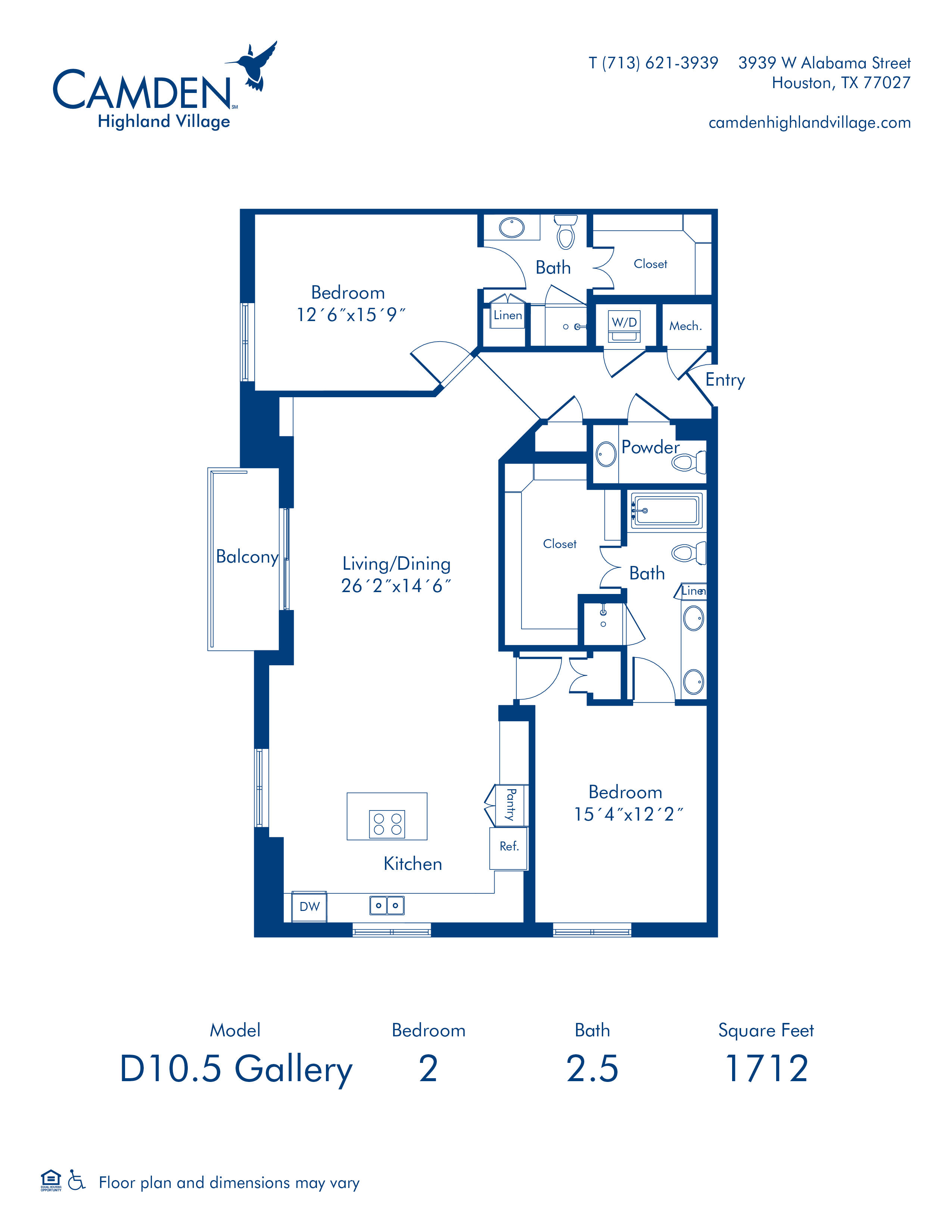 Camden Highland Village Apartments and Townhomes Photo