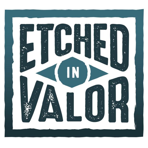 Etched in Valor Logo