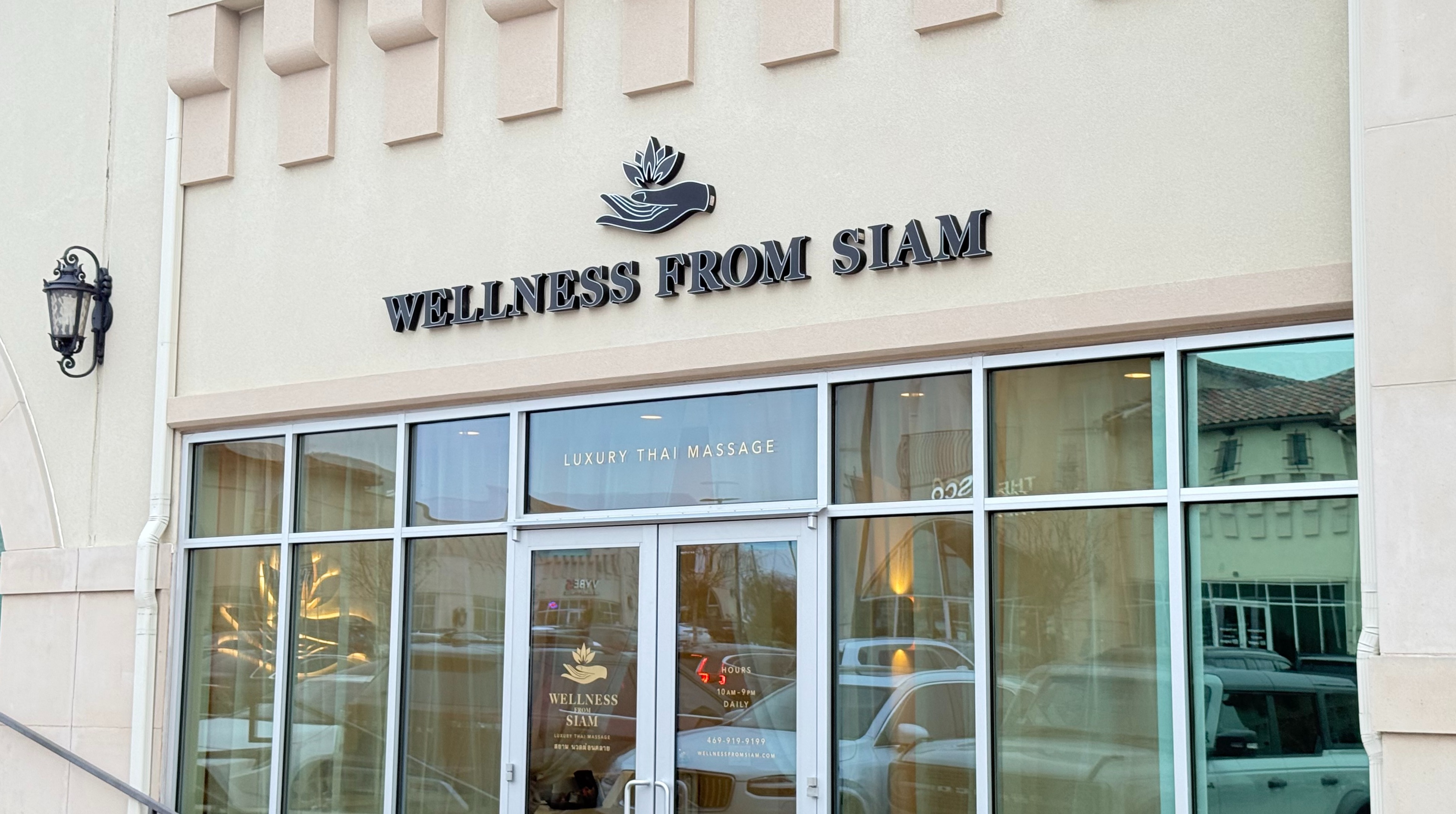 Wellness from Siam - Massage Studio Front Facade and Signage