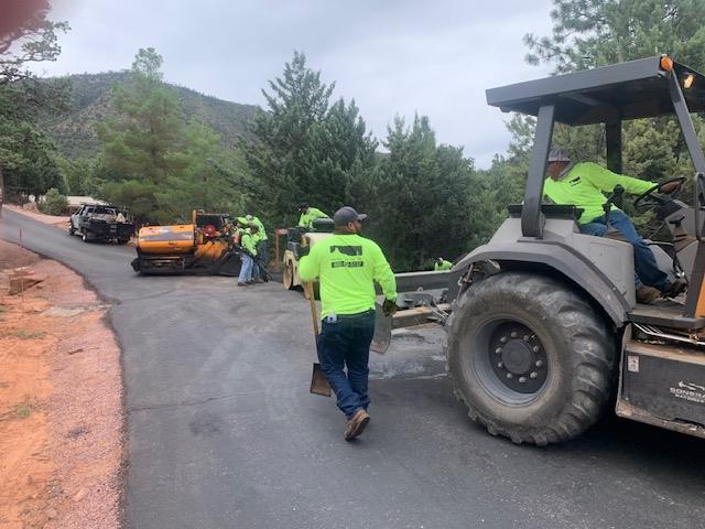 Asphalt pavement remove and replace project/Pine, Arizona/Schedule your project today
