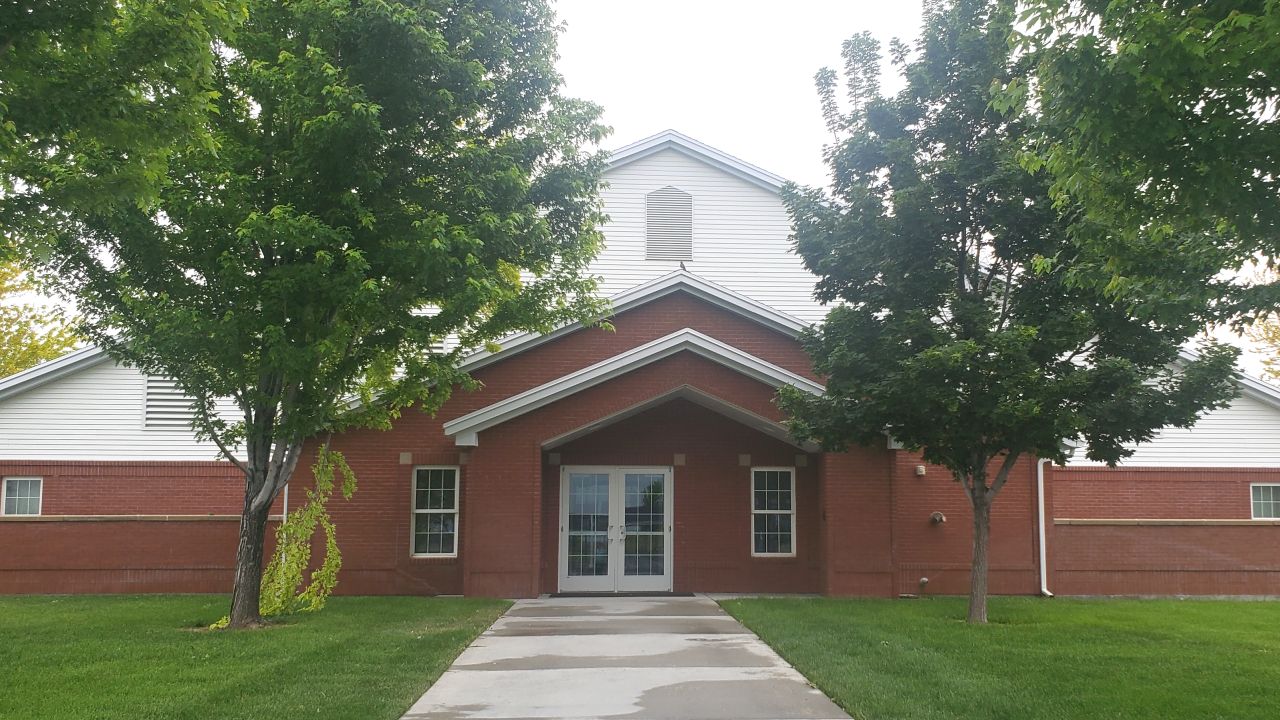 Back of the Christian Church in Kuna, Idaho