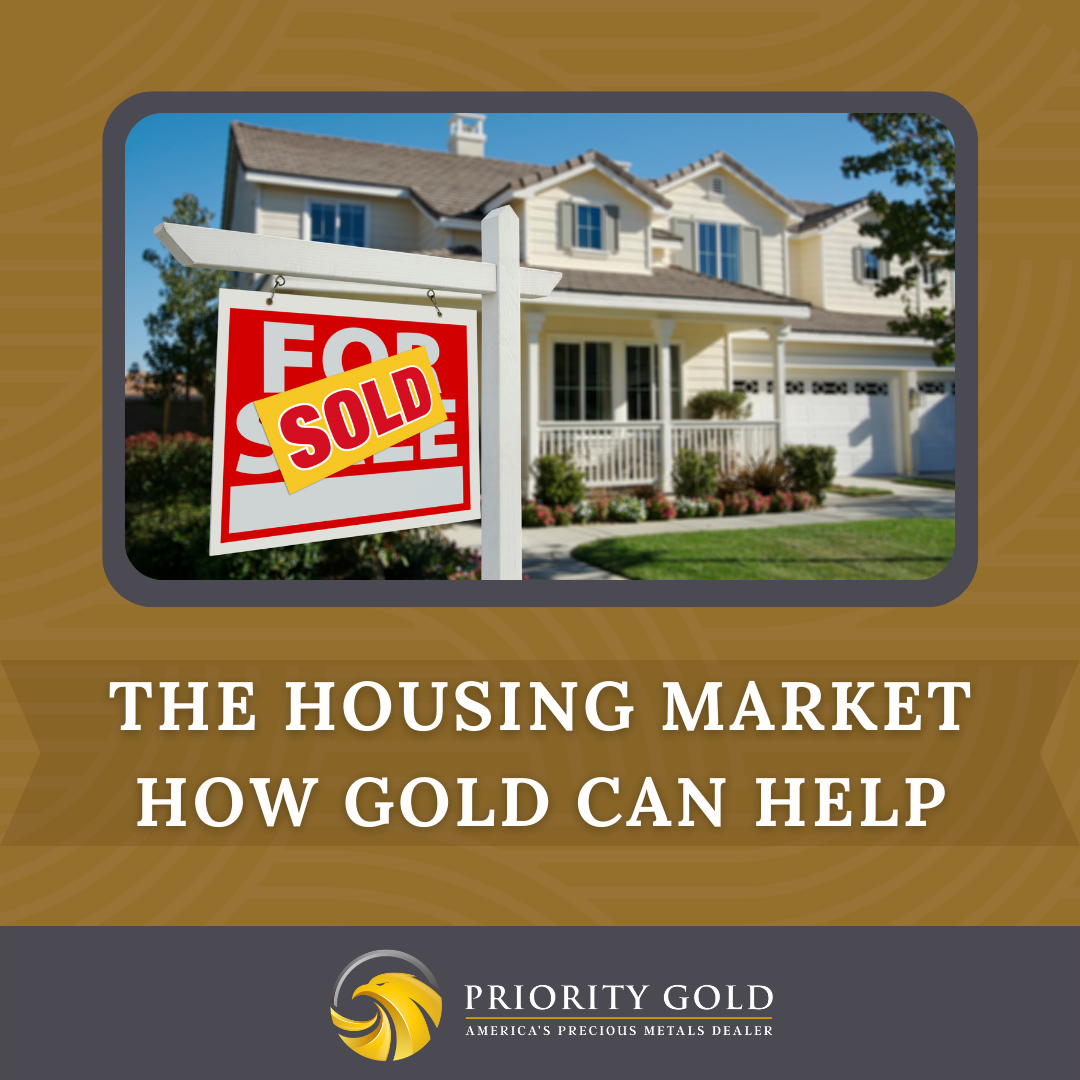 Gold and Real Estate have historically been the two ways to store real value as they are tangible assets. Learn more about gold's relationship with real estate here.  RealEstate  GoldInvestments  HousingMarket