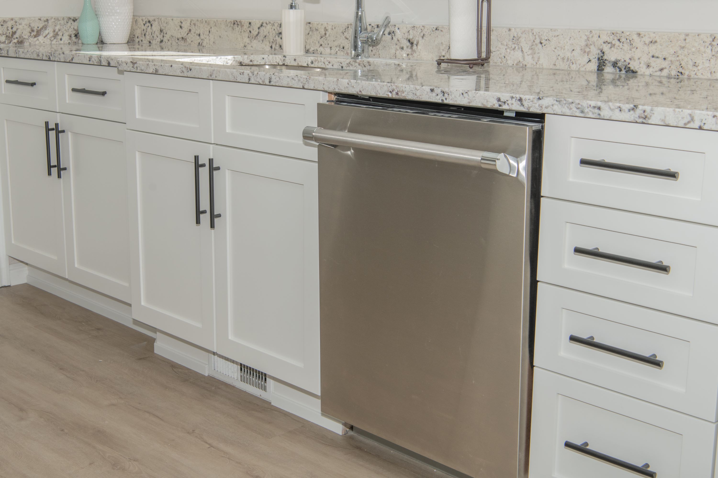 after cabinet refacing