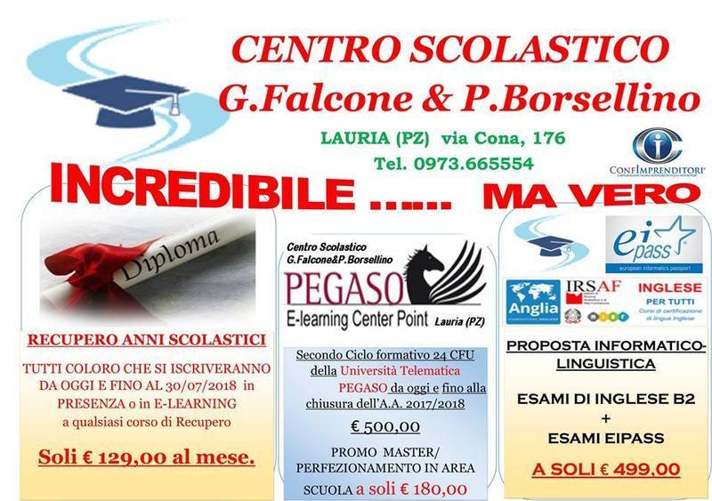 Images Centro Scolastico Soif G.Falcone e P.Borsellino