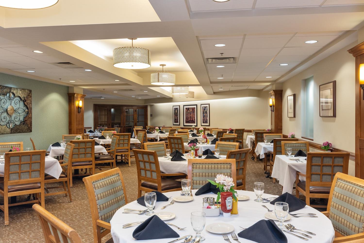 The Montebello on Academy dining room