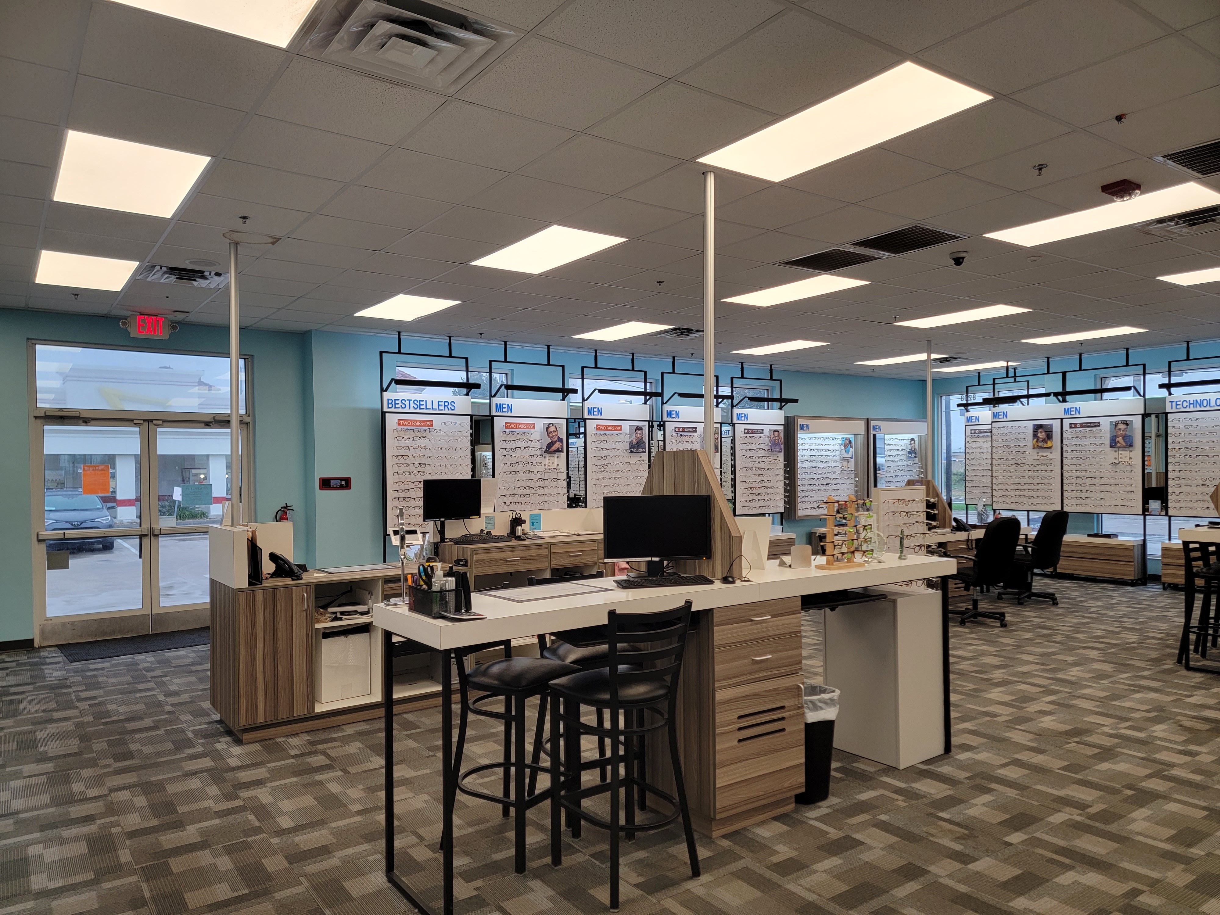 Store Interior at Stanton Optical Store Windcrest TX 78239