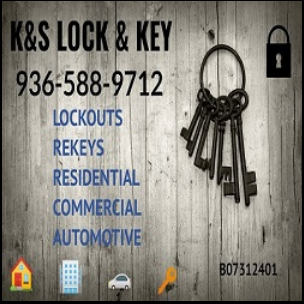 K&S Lock & Key Logo