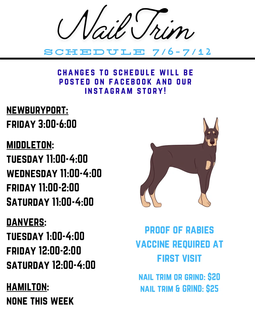 Image of Local Pet Event Nail Trims Nearby